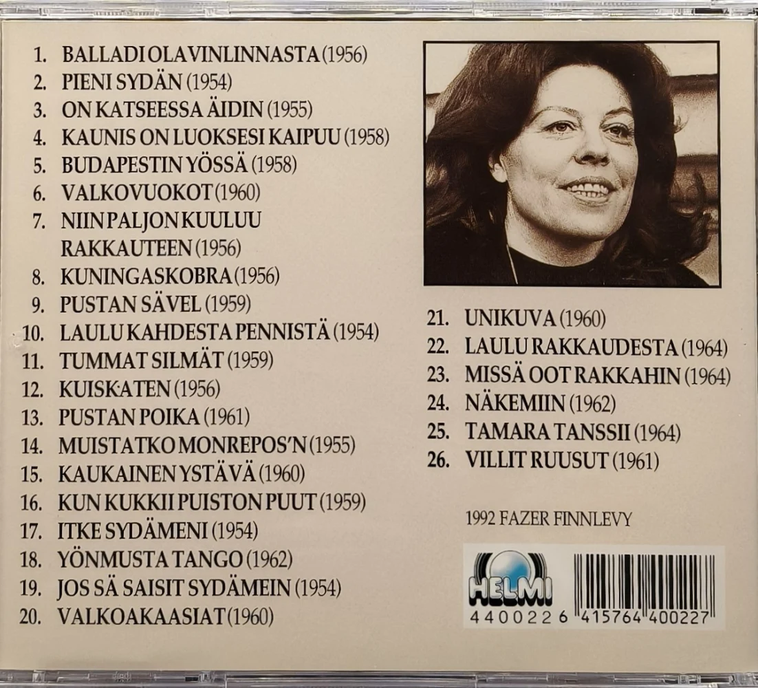 CD) Annikki Tähti – Unohtumattomat (1992)