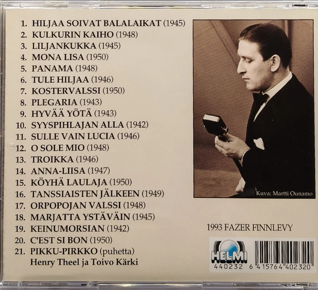 CD) HENRY THEEL - UNOHTUMATTOMAT (1993)