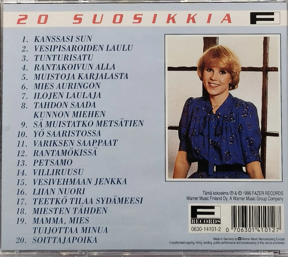 CD) Eija Sinikka – Kanssasi Sun - 20 Suosikkia (1996)