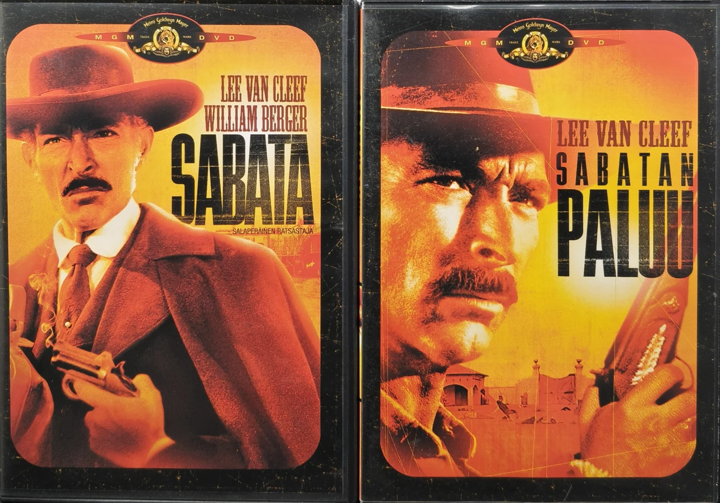 2 DVD)  Lee Van Cleef: Sabata & Sabatan paluu - SUOMIKANNET (1969 & 1971)
