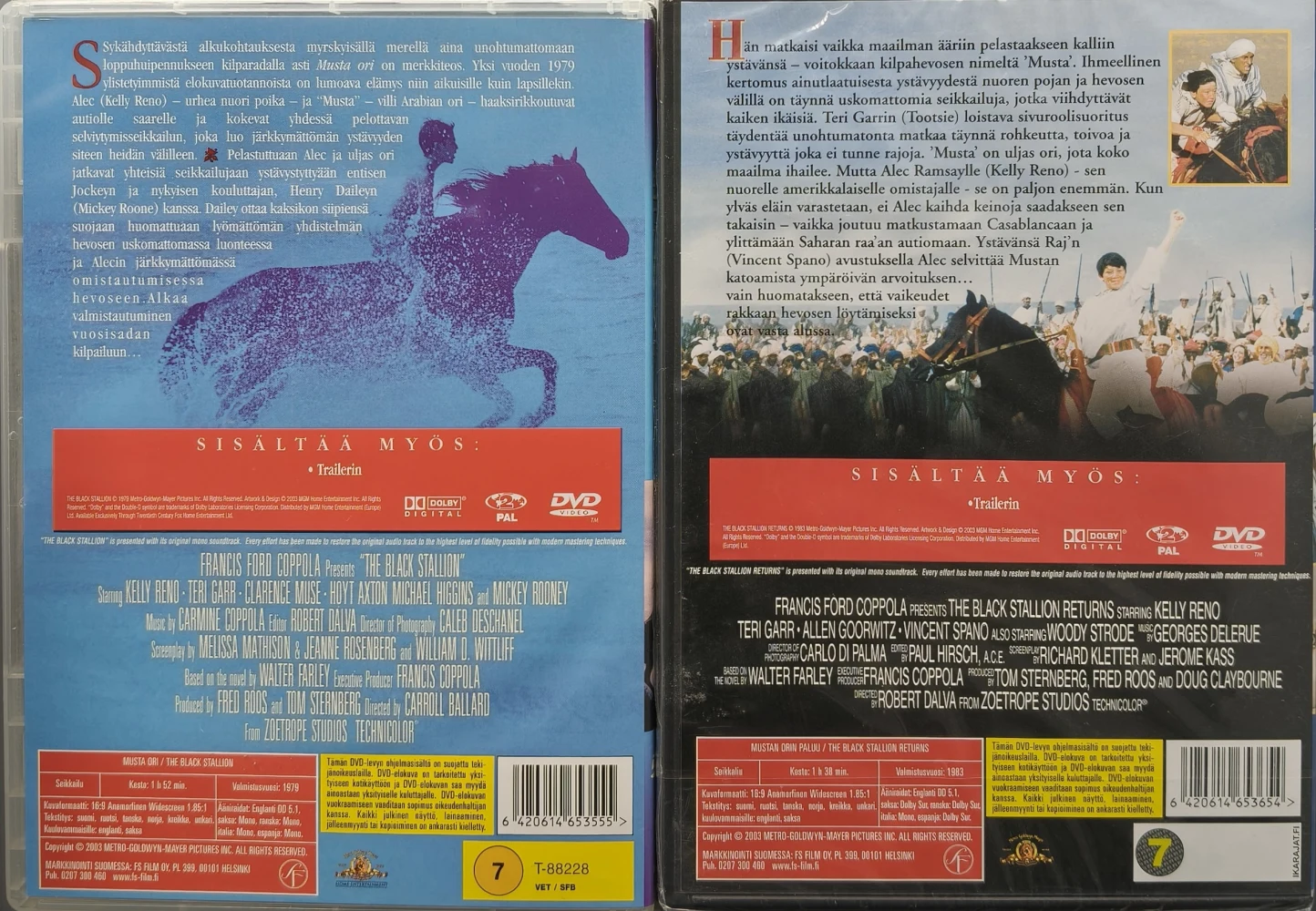 2 DVD) Musta ori (1979) & Mustan orin paluu (1983)
