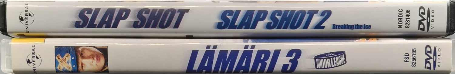 3 DVD) Lämäri (Slap Shot ) Trilogia - 1-3 (1977,2002,2003)