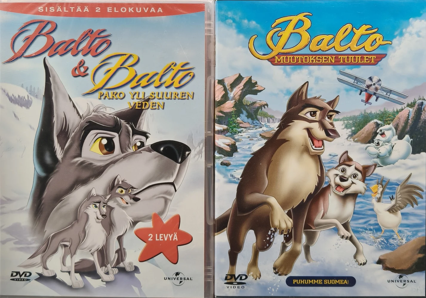 3 DVD) Balto - Elokuvat - 1-3 (PUHUMME SUOMEA!)