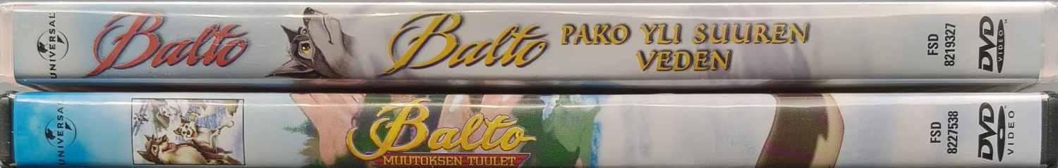3 DVD) Balto - Elokuvat - 1-3 (PUHUMME SUOMEA!)