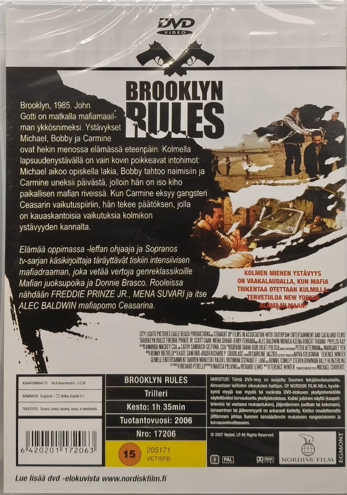 UUSI! DVD) Alec Baldwin: Brooklyn Rules (2006) SUOMIKANNET