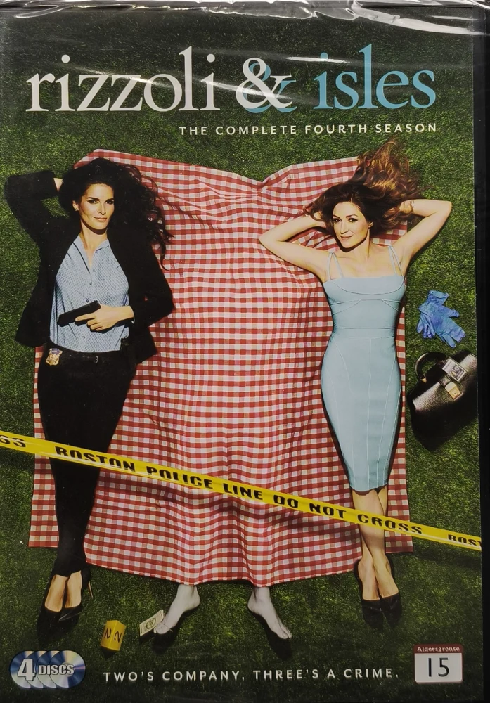 UUSI (4 DVD) Rizzoli & Isles: Kausi 4