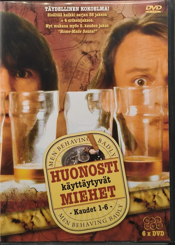 6 DVD) Huonosti käyttäytyvät miehet - Men Behaving Badly - Kaudet 1-6