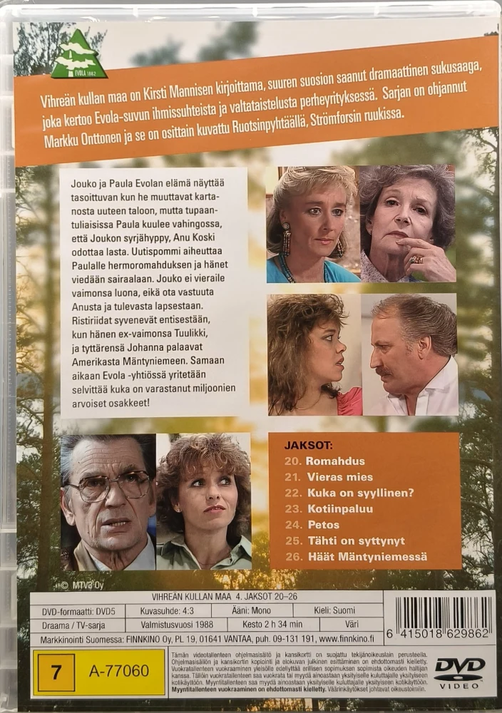 DVD) Vihreän Kullan Maa - Vol. 4 (Jaksot 20-26)