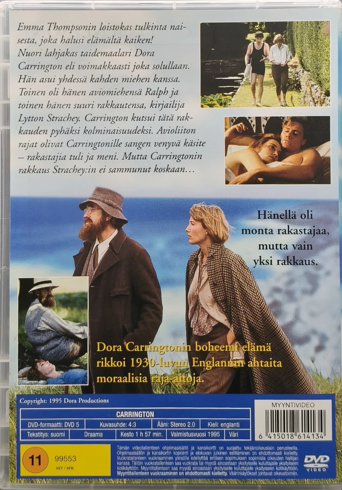 DVD) Emma Thompson, Jonathan Pryce: Carrington (1995)