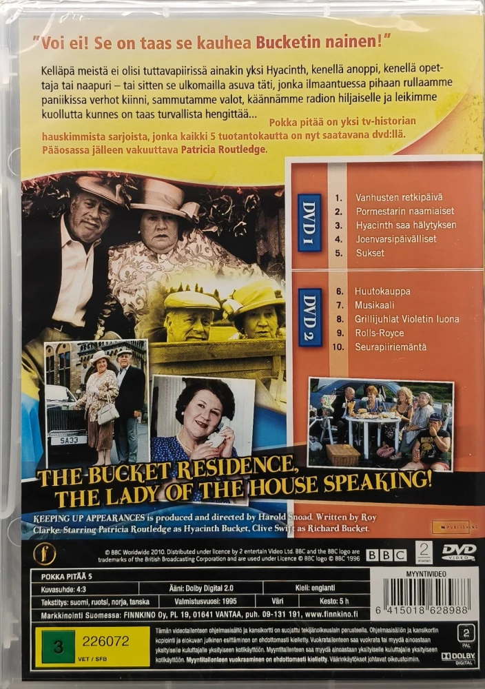 UUSI (7 DVD) Pokka pitää - Kausi 1-5 - SUOMIKANNET