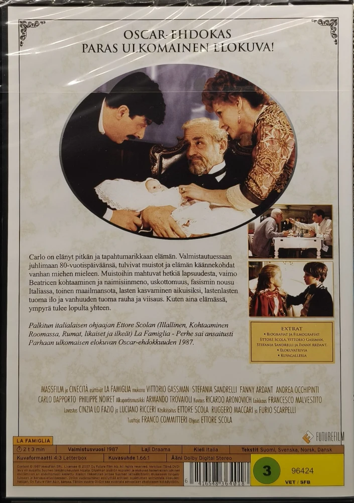 UUSI (DVD) Ettore Scola: La famiglia - Perhe (1987)