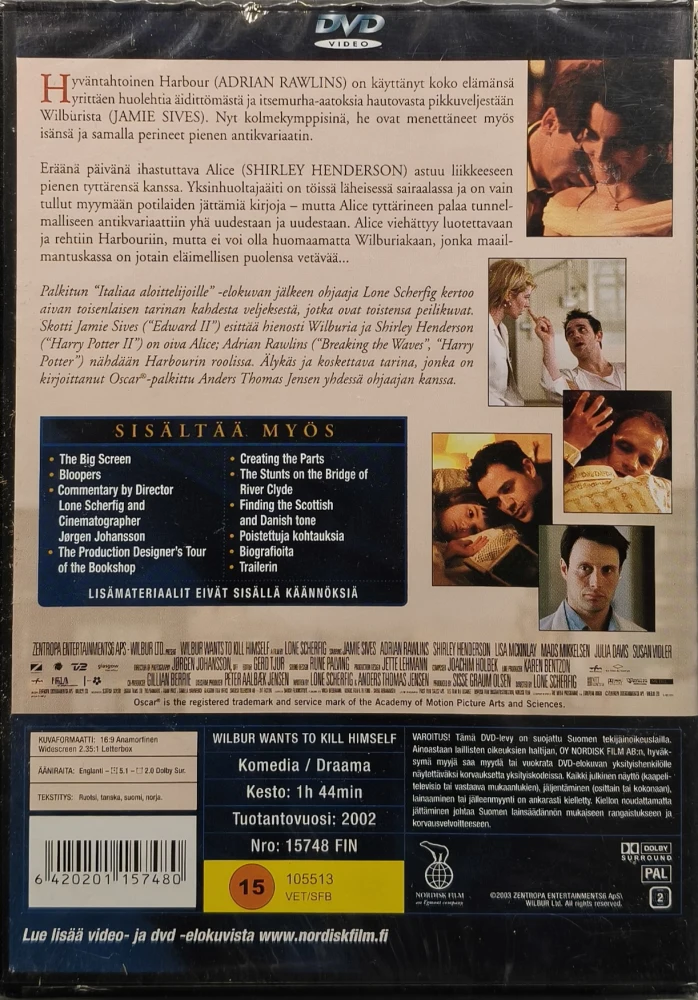 UUSI (DVD) Wilbur Wants To Kill Himself (2002) SUOMIKANNET