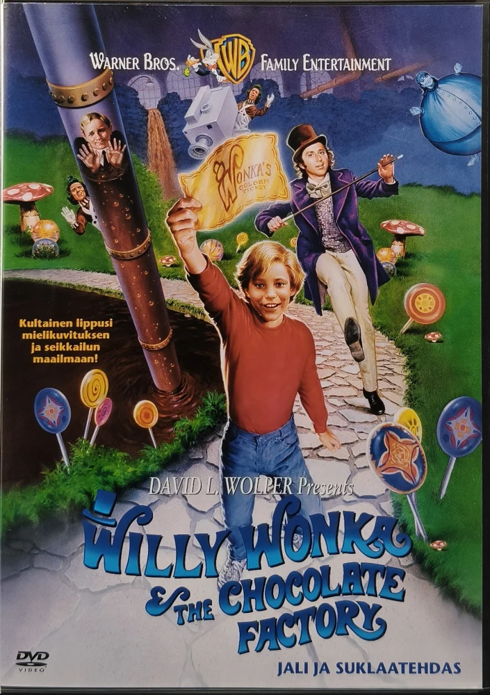 DVD) Jali ja Suklaatehdas - Willy Wonka And the Chocolate Factory (1971)