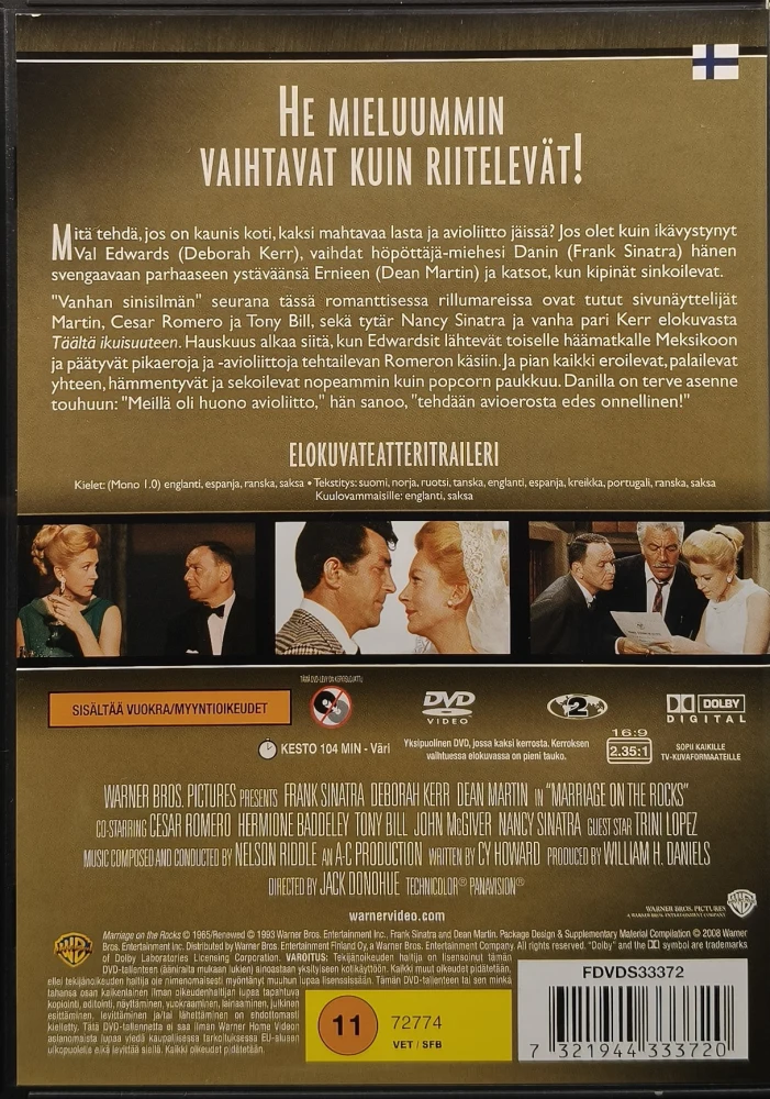 DVD) Frank Sinatra, Dean Martin: Avioliitto jäiden kera (1965)