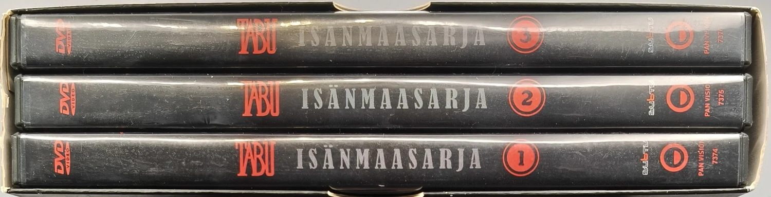 3 DVD BOKSI) TABU - Isänmaasarja (1986-87)