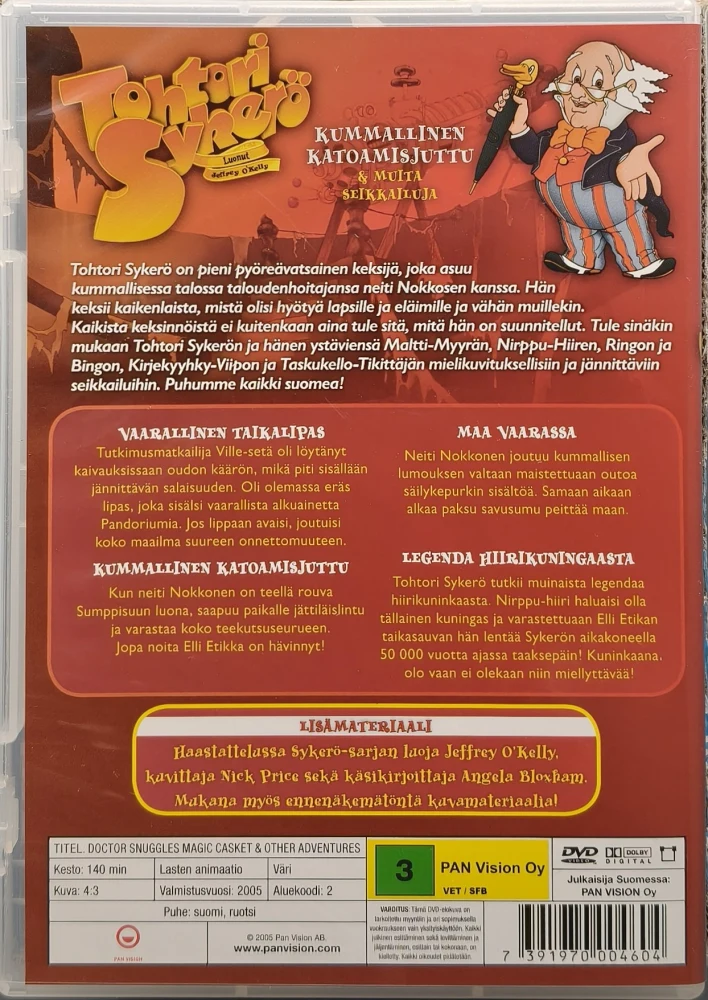 4 DVD) Tohtori Sykerö - KOKO SARJA (1979) PUHUMME SUOMEA