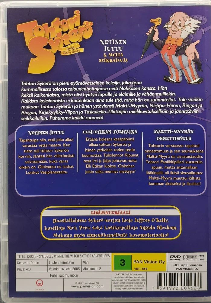 4 DVD) Tohtori Sykerö - KOKO SARJA (1979) PUHUMME SUOMEA