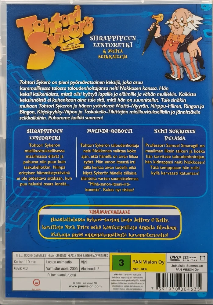 4 DVD) Tohtori Sykerö - KOKO SARJA (1979) PUHUMME SUOMEA