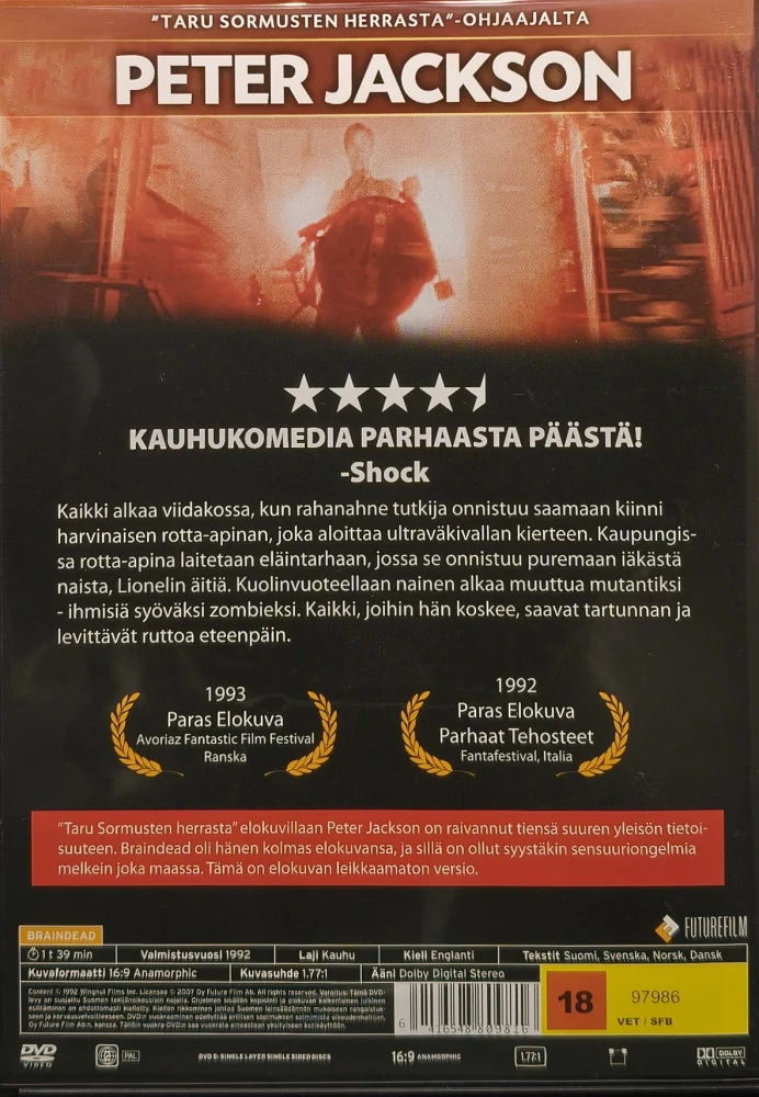 5 DVD) Peter Jackson Collection - Kokoelma - SUOMIKANNET