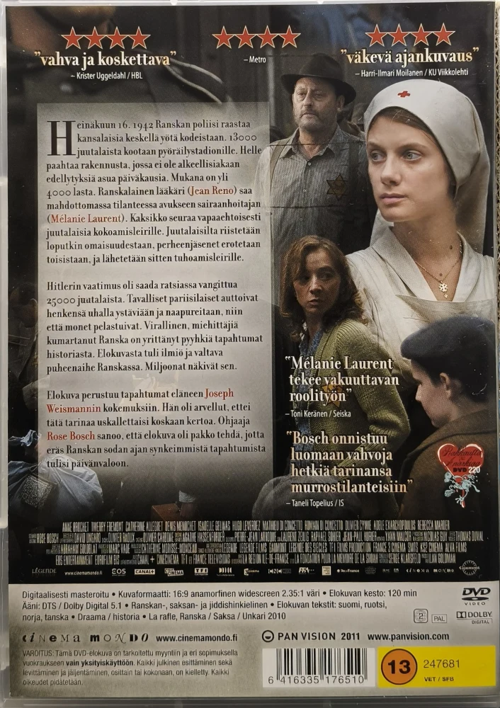 DVD) Jean Reno: Pariisin vainotut (2010) SUOMIKANNET