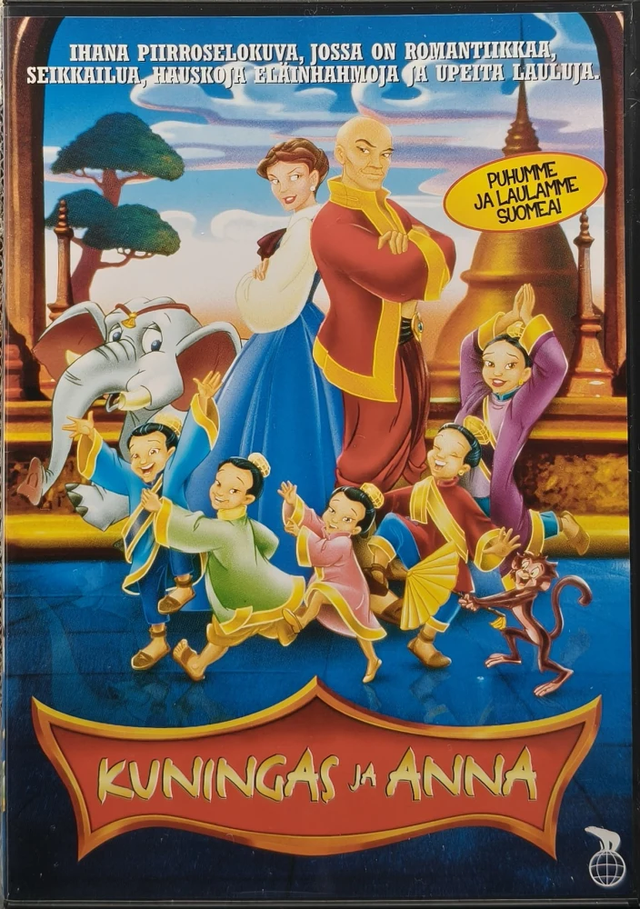 DVD) Kuningas ja Anna - The King and I (1999) PUHUMME SUOMEA - PIIRRETTY