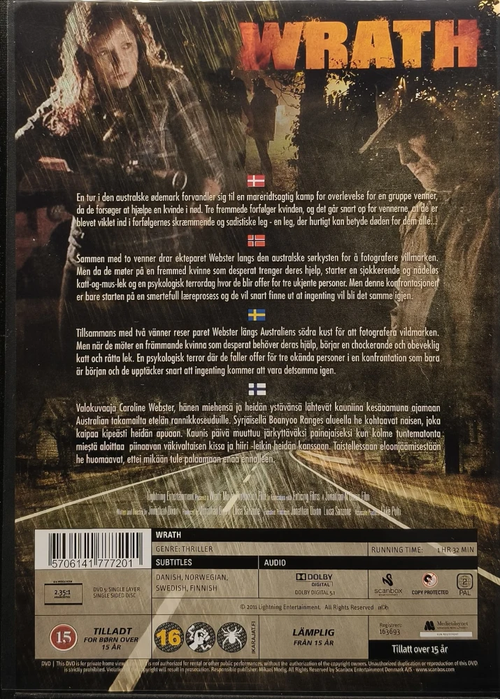 DVD) Stef Dawson: Wrath (2011) SUOMITEKSTIT