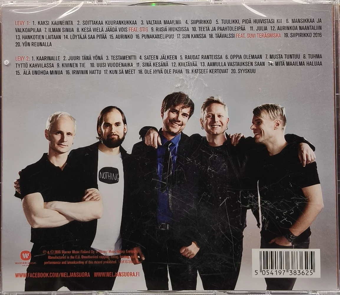 UUSI (2 CD) Neljänsuora – Suurimmat Hitit - 2003-2016