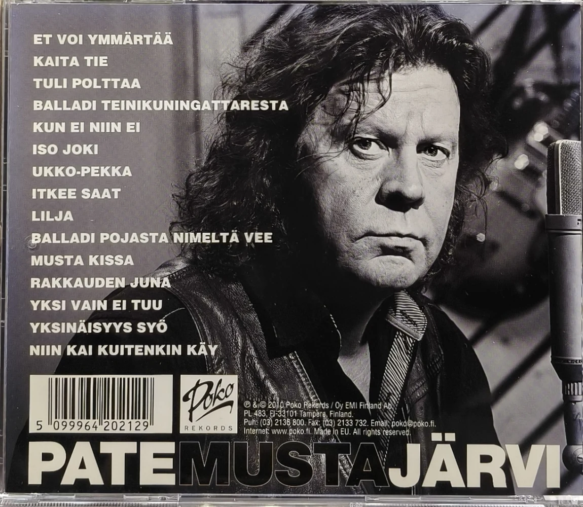 CD) Pate Mustajärvi – Musta (2010)