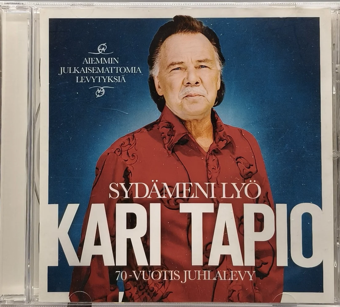 VCD) Kari Tapio – Sydämeni Lyö - 70-Vuotisjuhlalevy (2015)