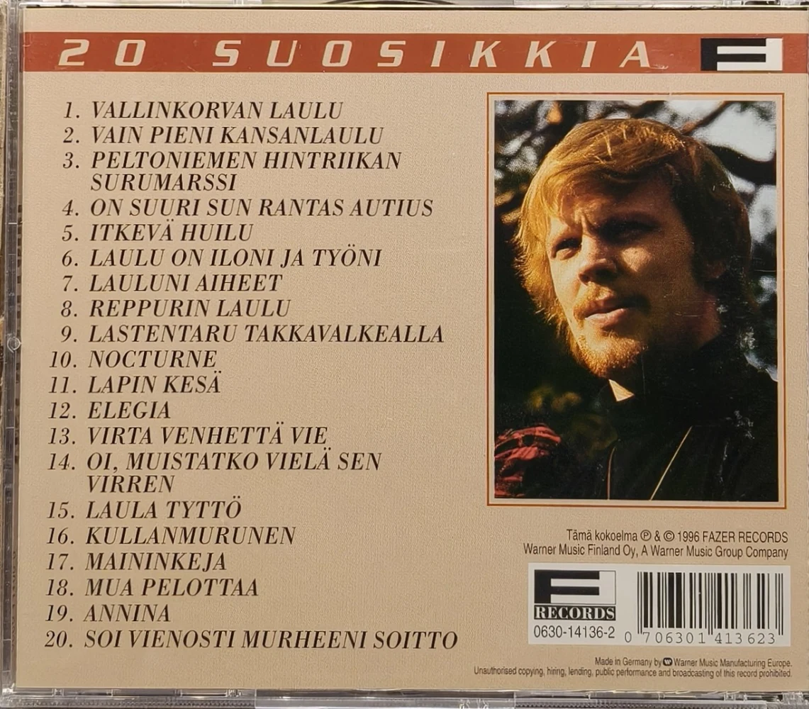 CD) Vesa-Matti Loiri – Lapin Kesä -20 Suosikkia (1996)