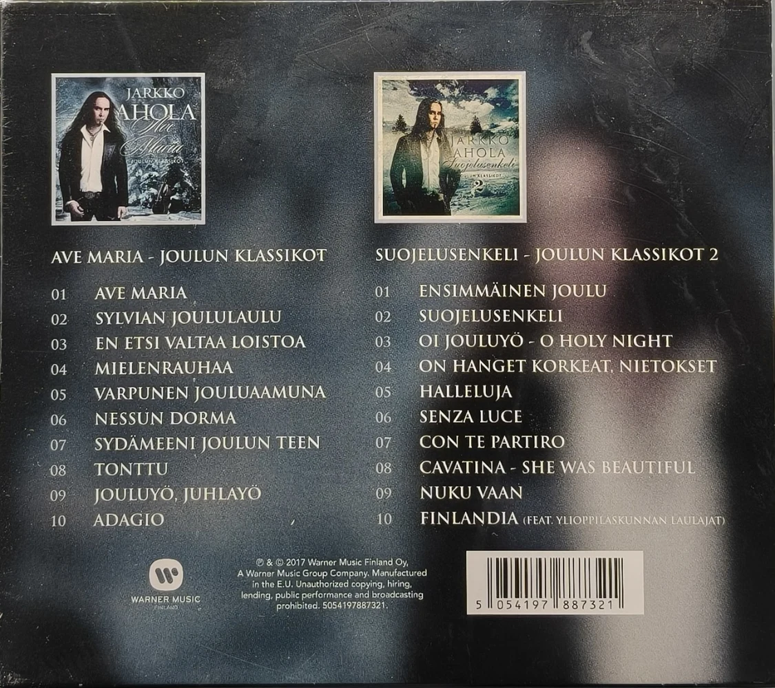 UUSI (2 CD) Jarkko Ahola: Joulun Klassikot 1 & 2