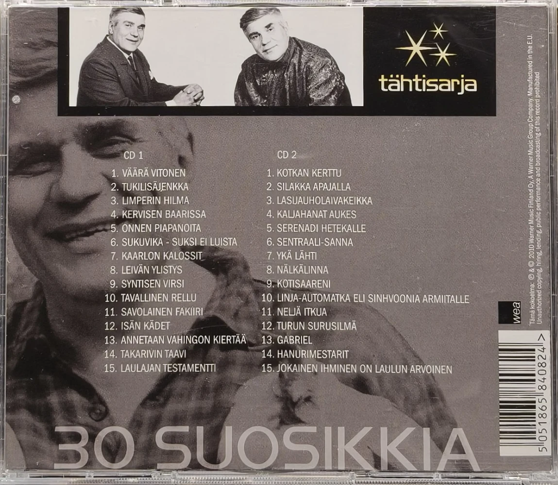 2 CD) Veikko Lavi – 30 Suosikkia - Tähtisarja (1998)