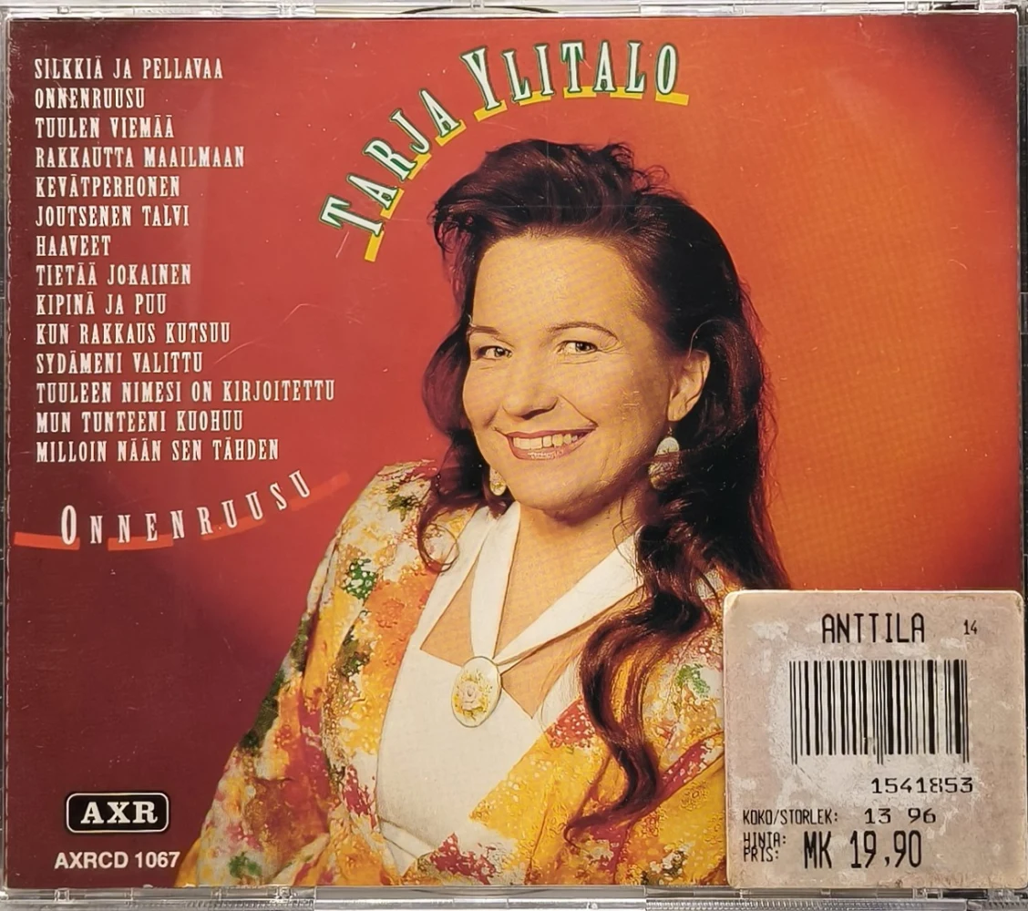 CD) Tarja Ylitalo – Onnenruusu (1994)