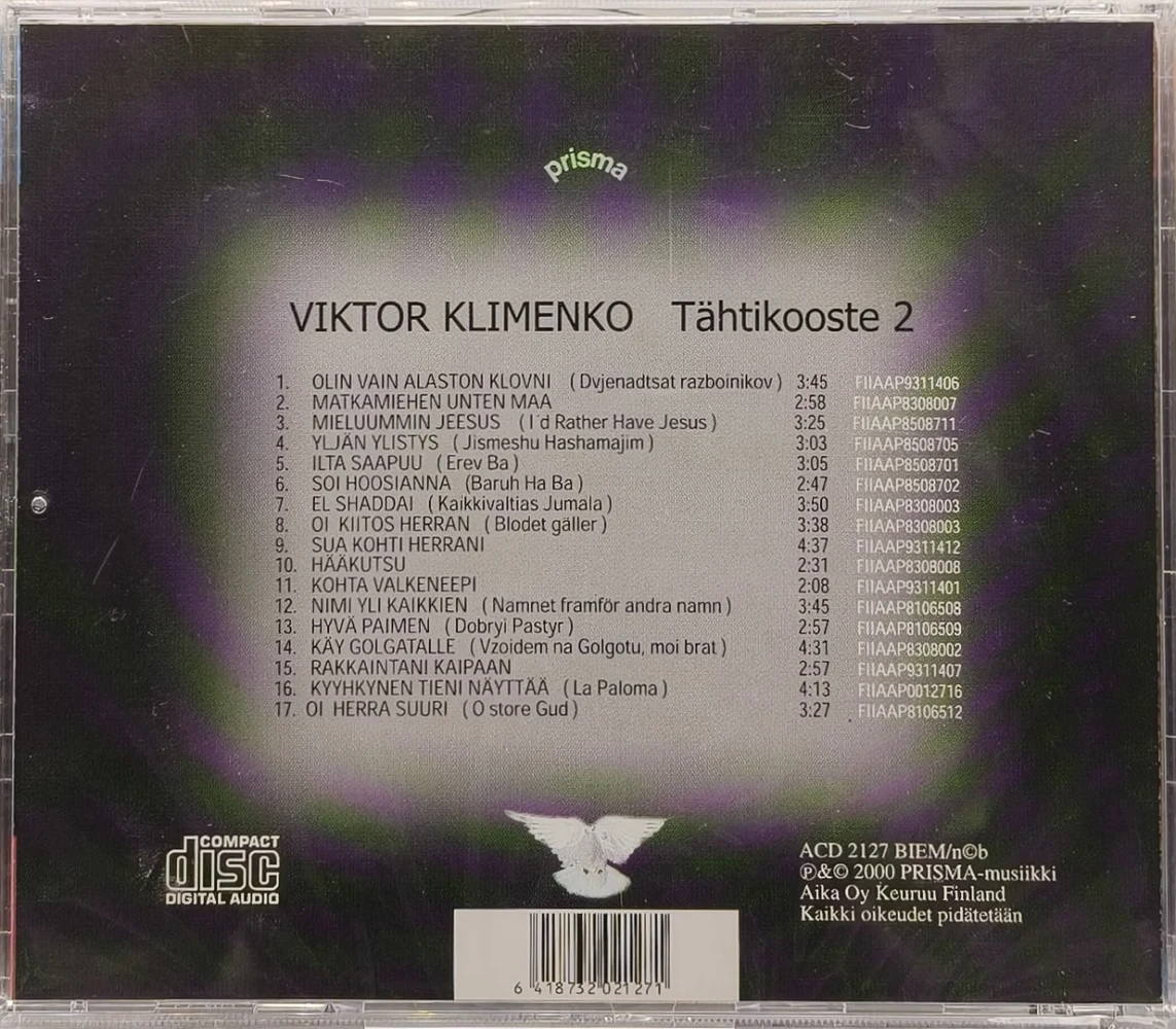 UUSI (CD) Viktor Klimenko – Tähtikooste 2 (2004)