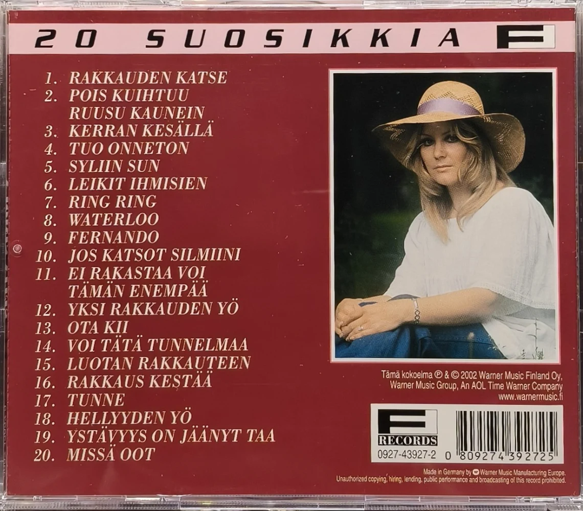 CD) Seija Simola – Rakkauden Katse - 20 Suosikkia (2002)