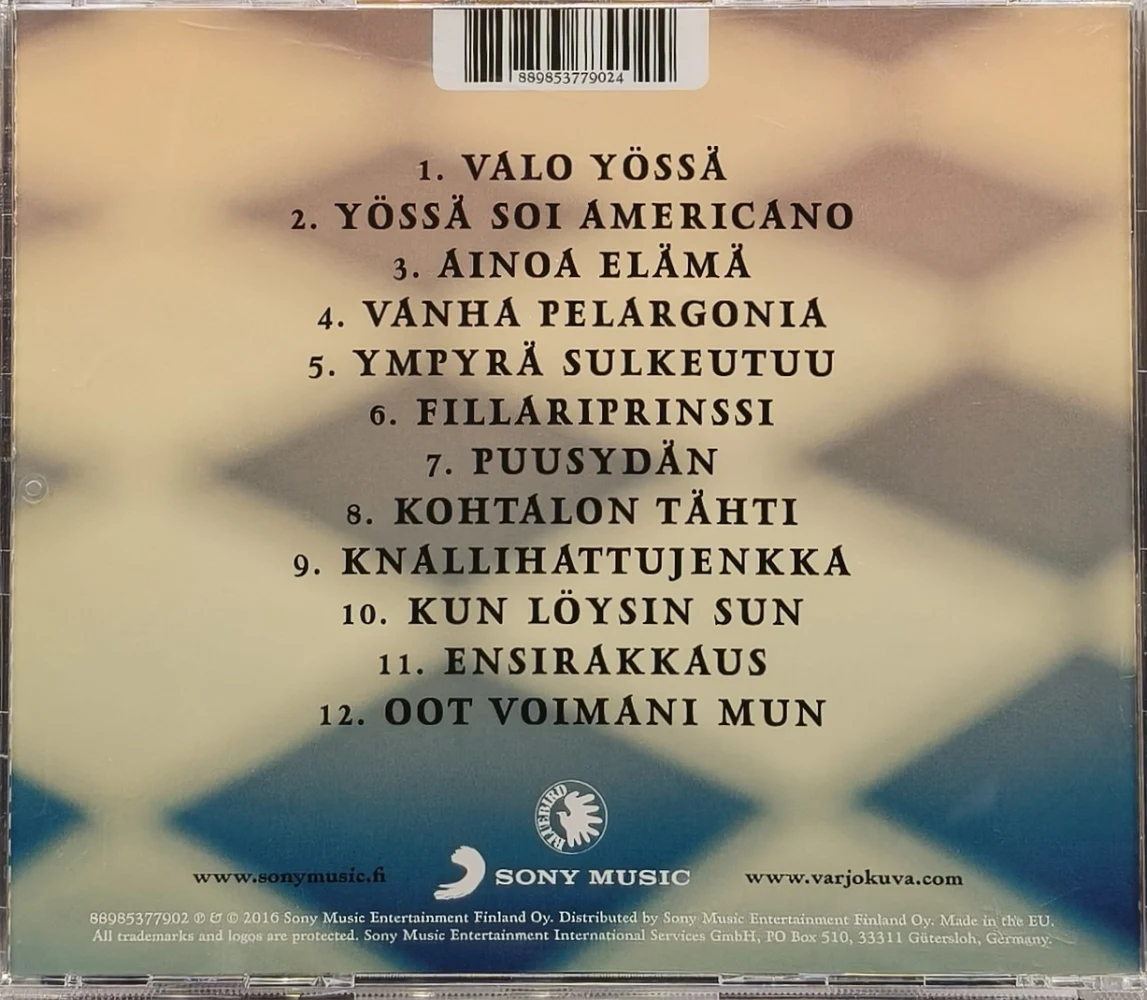 CD) Kyösti Mäkimattila & Varjokuva – Varjoista Valoihin (2016)