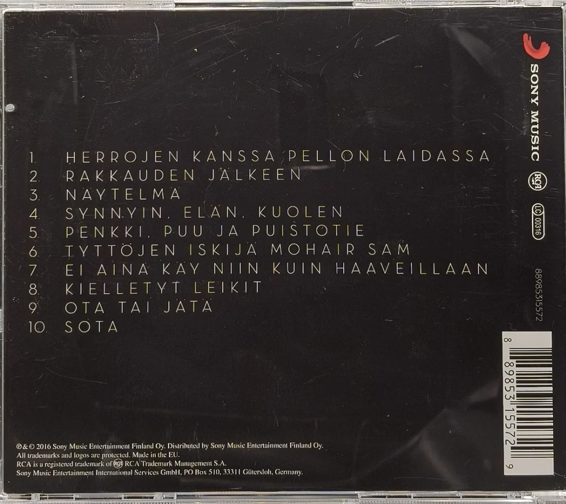 CD) Hanna Pakarinen – Synnyin, Elän, Kuolen (2016)