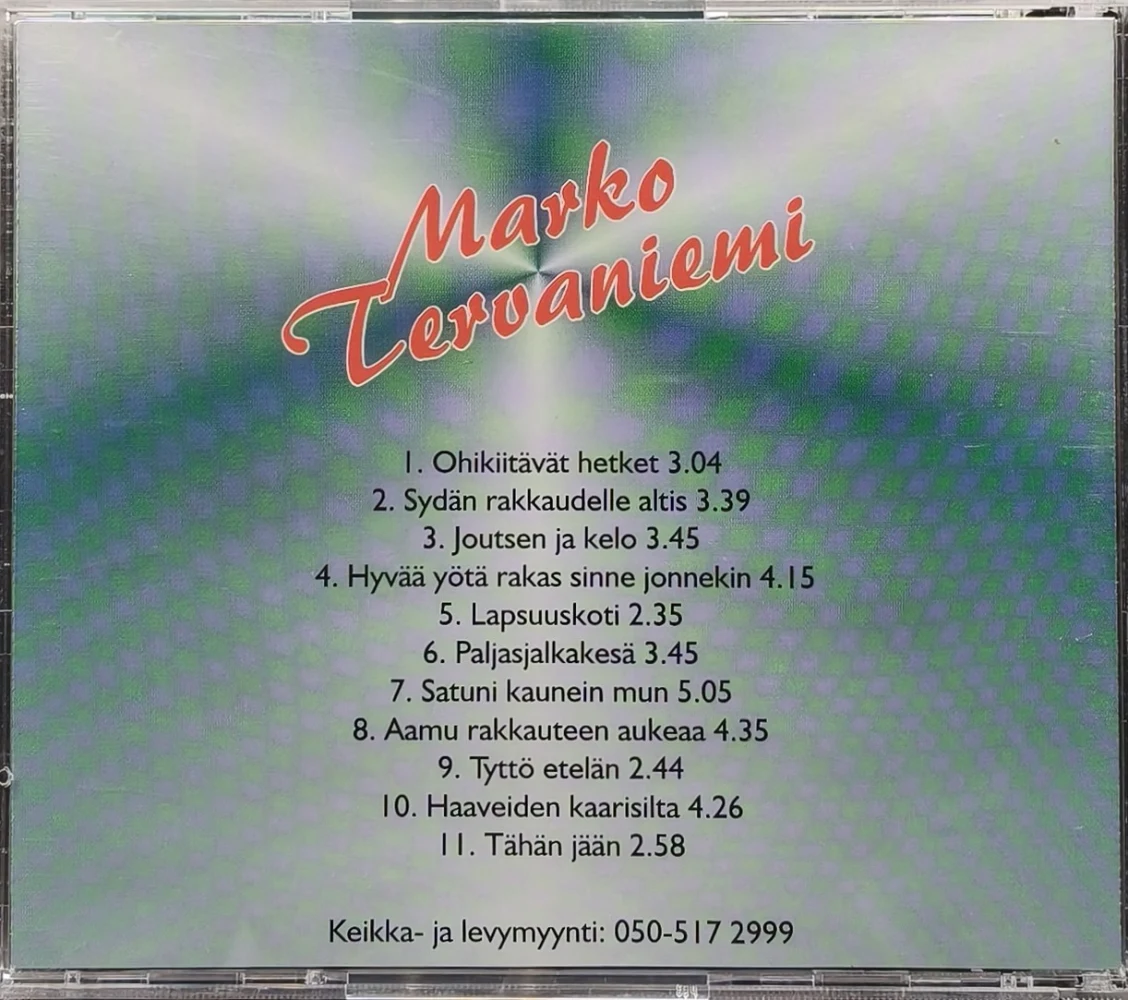 CD) Marko Tervaniemi – Hyvää Yötä Rakas... (1997)