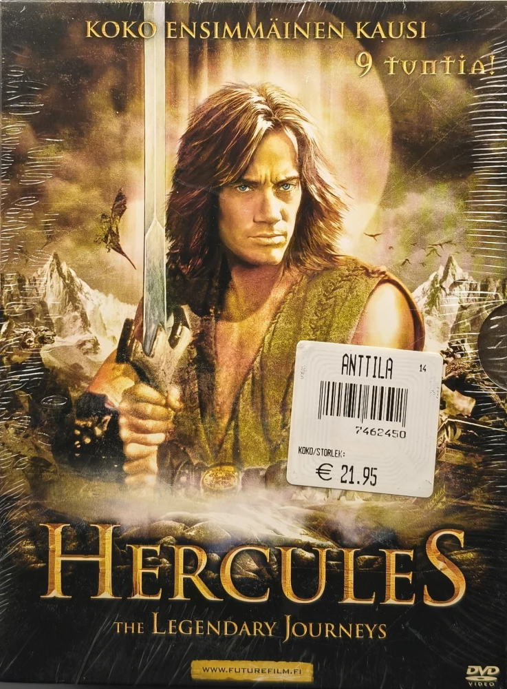 UUSI (4 DVD) Hercules The Legendary Journeys - Kausi 1 (1995)