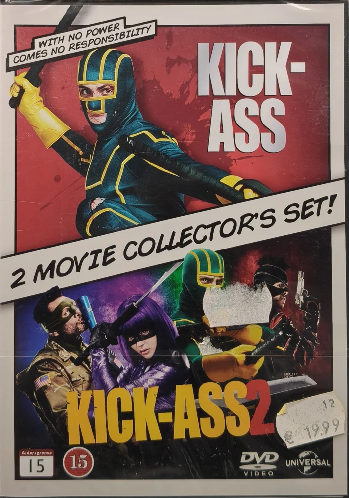 UUSI (2 DVD) Kick-Ass 1 & 2 (2010 / 2013)