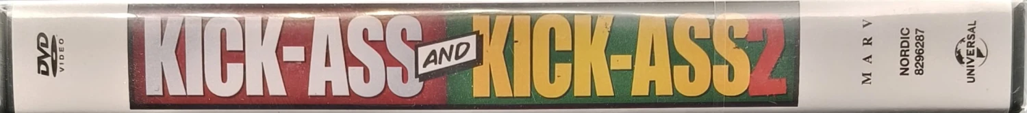 UUSI (2 DVD) Kick-Ass 1 & 2 (2010 / 2013)