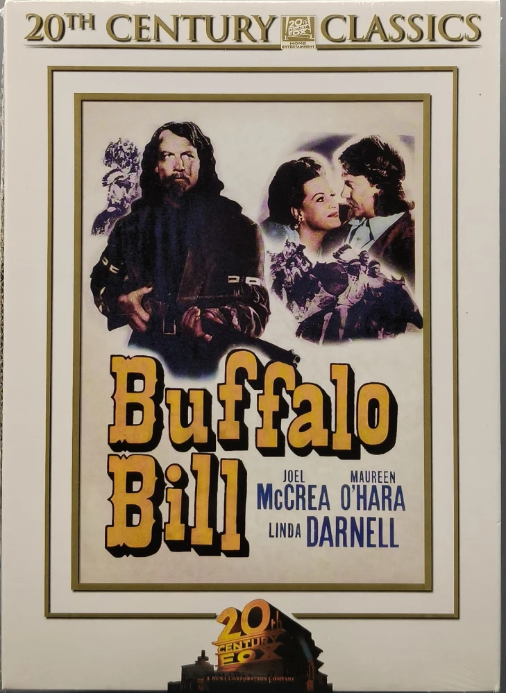 UUSI (DVD) Buffalo Bill (1944) Joel McCrea, Maureen O'Hara