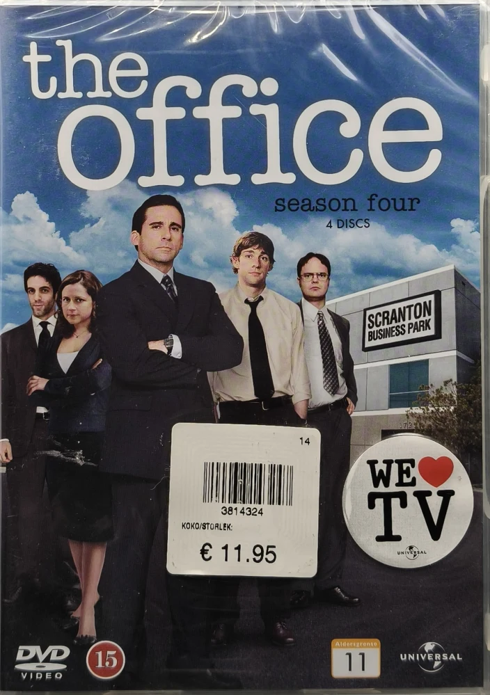 UUSI (4 DVD) The Office - Konttori (USA) - Kausi 4
