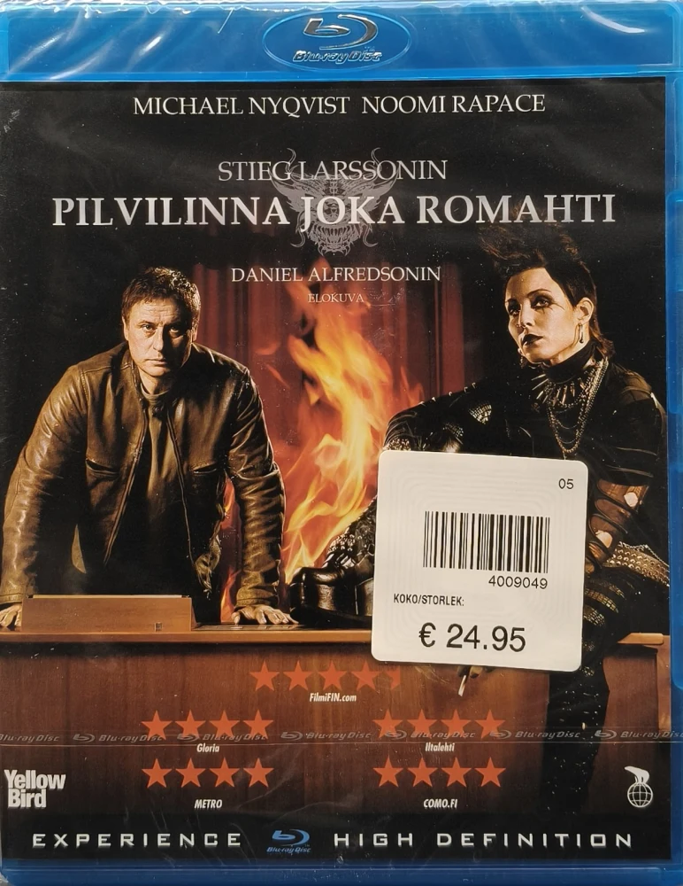UUSI (3 BLU-RAY) Stieg Larsson: Millennium-trilogia - SUOMIKANNET