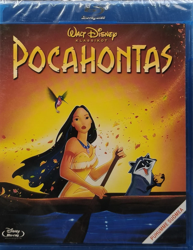 UUSI (BLU-RAY) Walt Disney Klassikko 33: Pocahontas (1995) SUOMIKANNET