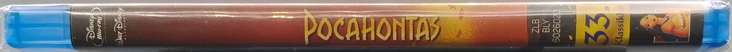 UUSI (BLU-RAY) Walt Disney Klassikko 33: Pocahontas (1995) SUOMIKANNET