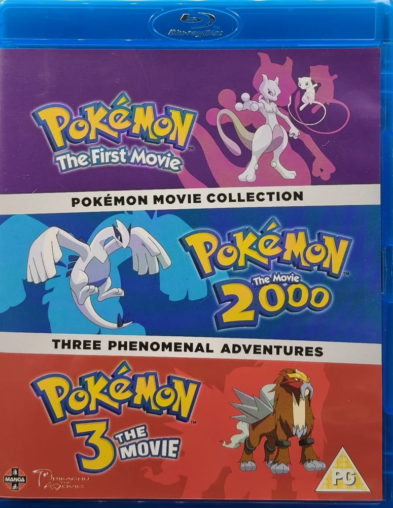 3 BLU-RAY) Pokemon Kolmen Elokuvan Kokoelma - Elokuvat 1-3