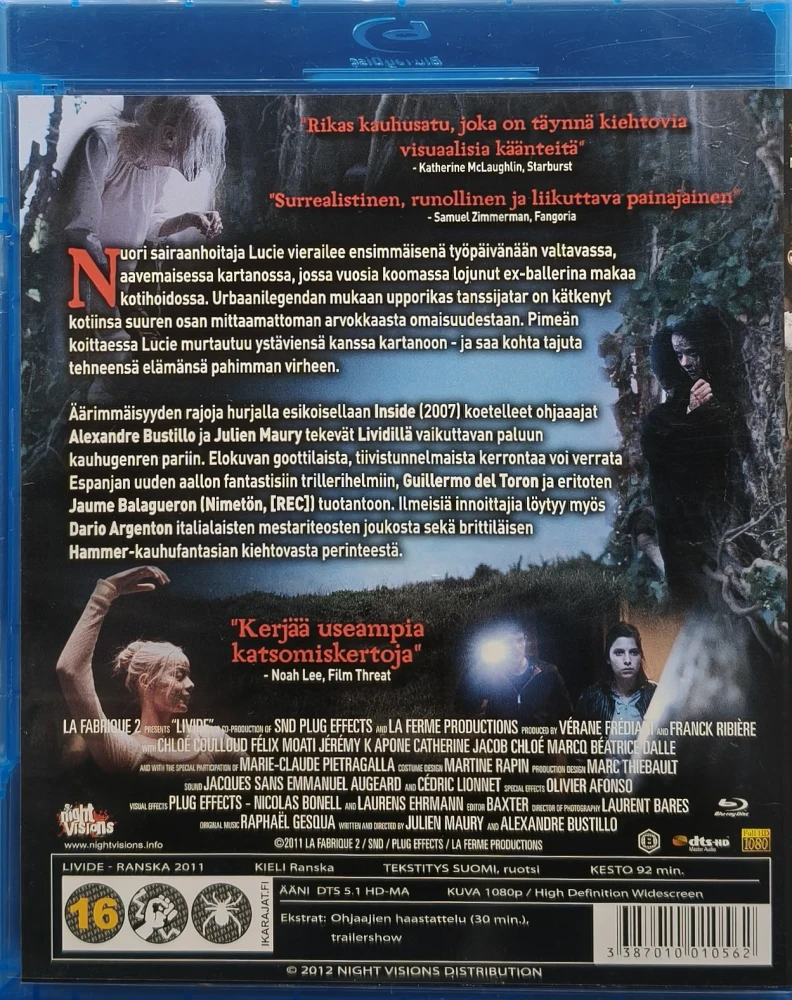 BLU-RAY) LIVID (2011) SUOMIKANNET