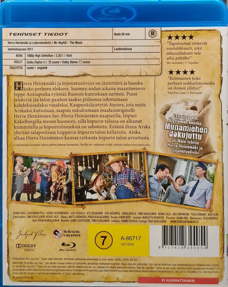 BLU-RAY) Herra Heinämäki ja Leijonatuuliviiri (2011)