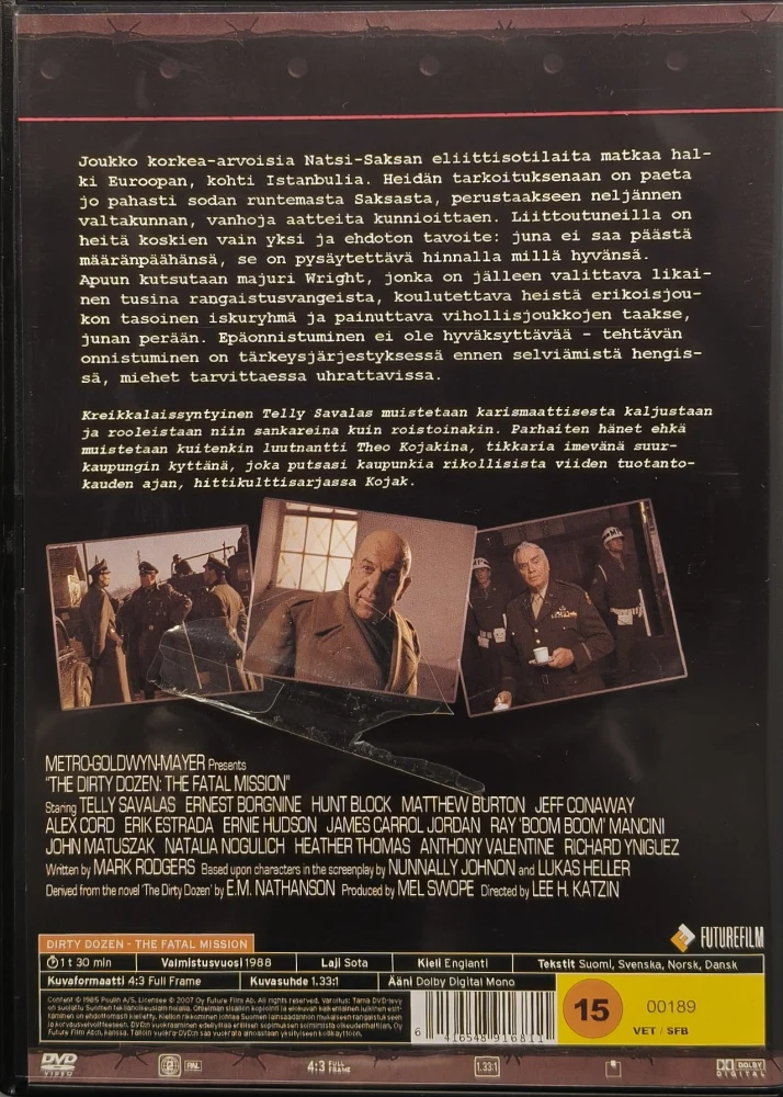 DVD) Likainen tusina 4 - The Dirty Dozen: The Fatal Mission (1988)